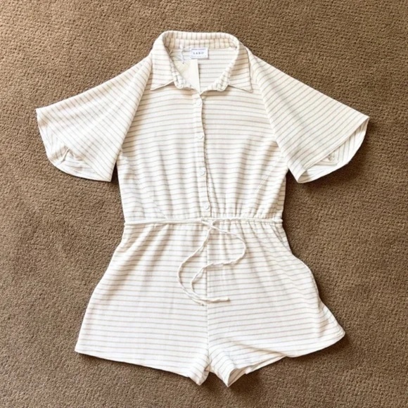 SABO NWT Amira Striped Playsuit XL - Picture 3 of 7